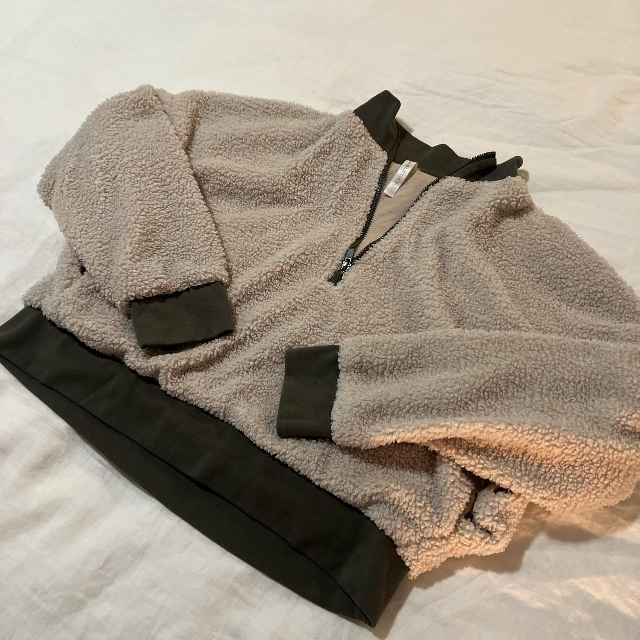 FABLETICS Nelly Mixed Media Half Zip Sherpa Pullover - Depop