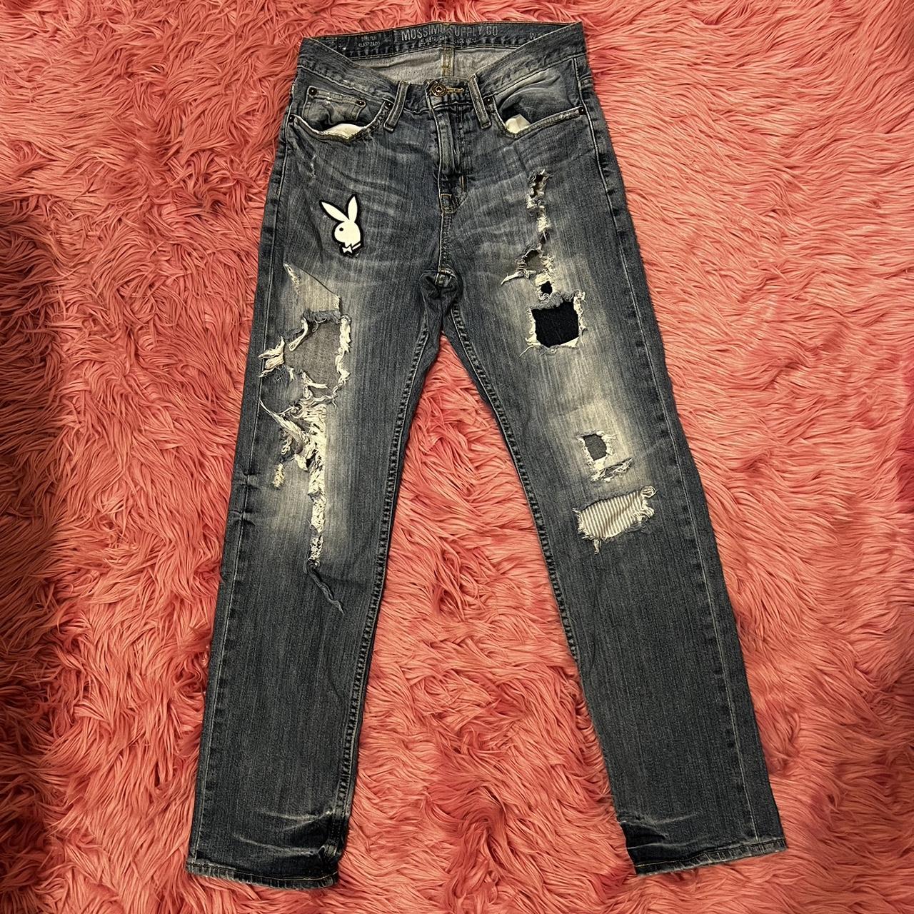 Mossimo Men's Blue Jeans | Depop