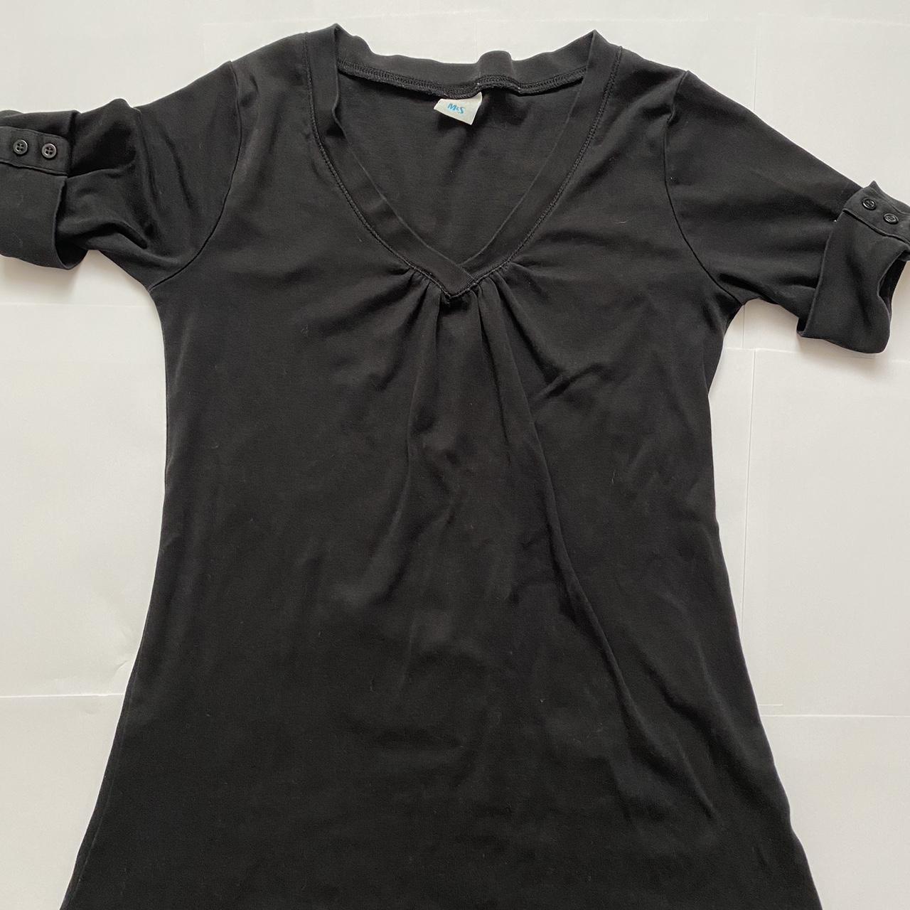 M&S Woman’s Black Top - Depop