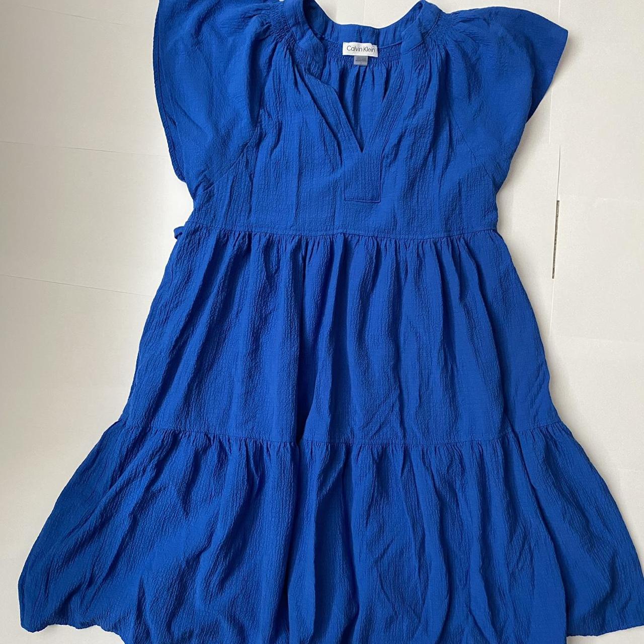 Calvin Klein Dress - Blue - size 2 - Depop