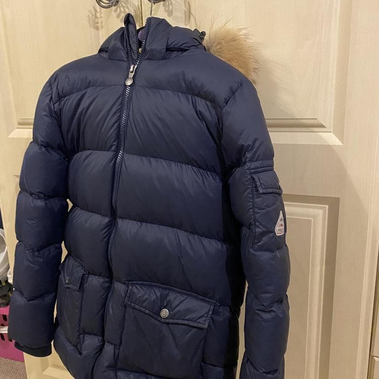 Navy pyrenex coat best sale