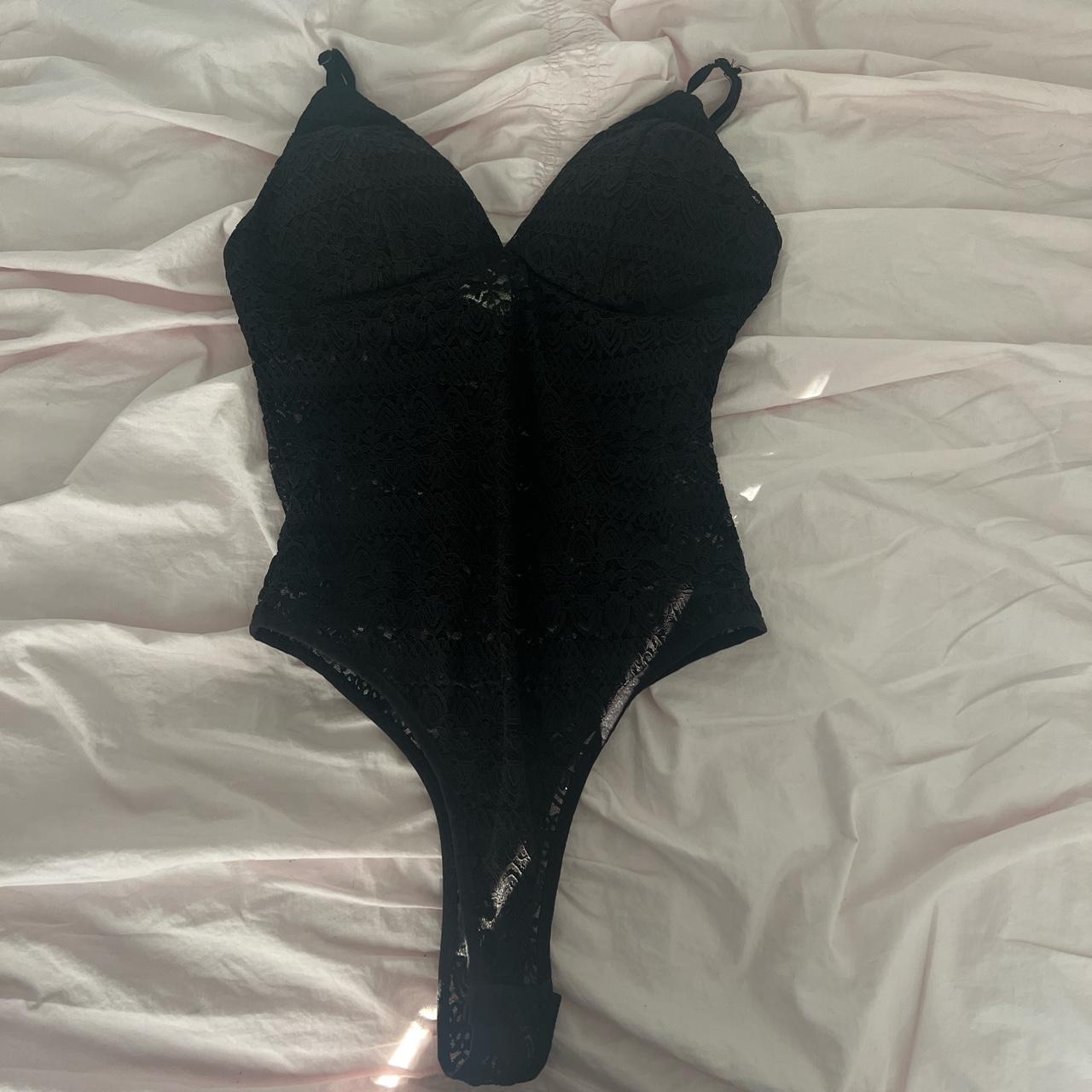 Bozzolo Black Lace Body Suit Depop 5501