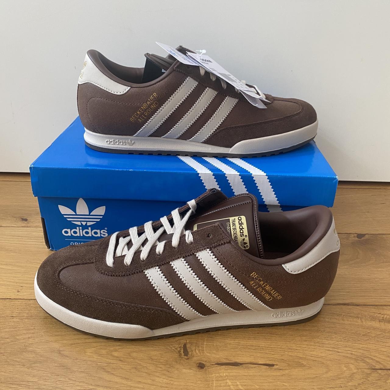 Adidas Beckenbauer In Brown Size UK9 Brand New In. Depop