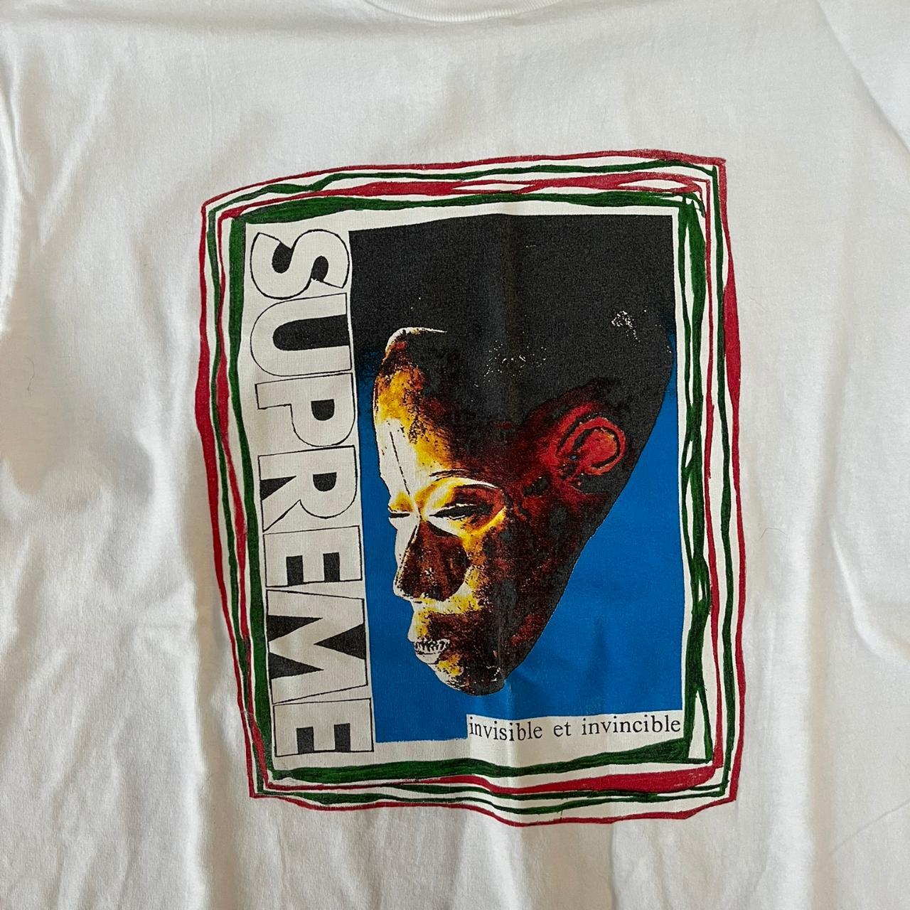 SUPREME Mask Tee - Invisible et Invincible In | Depop