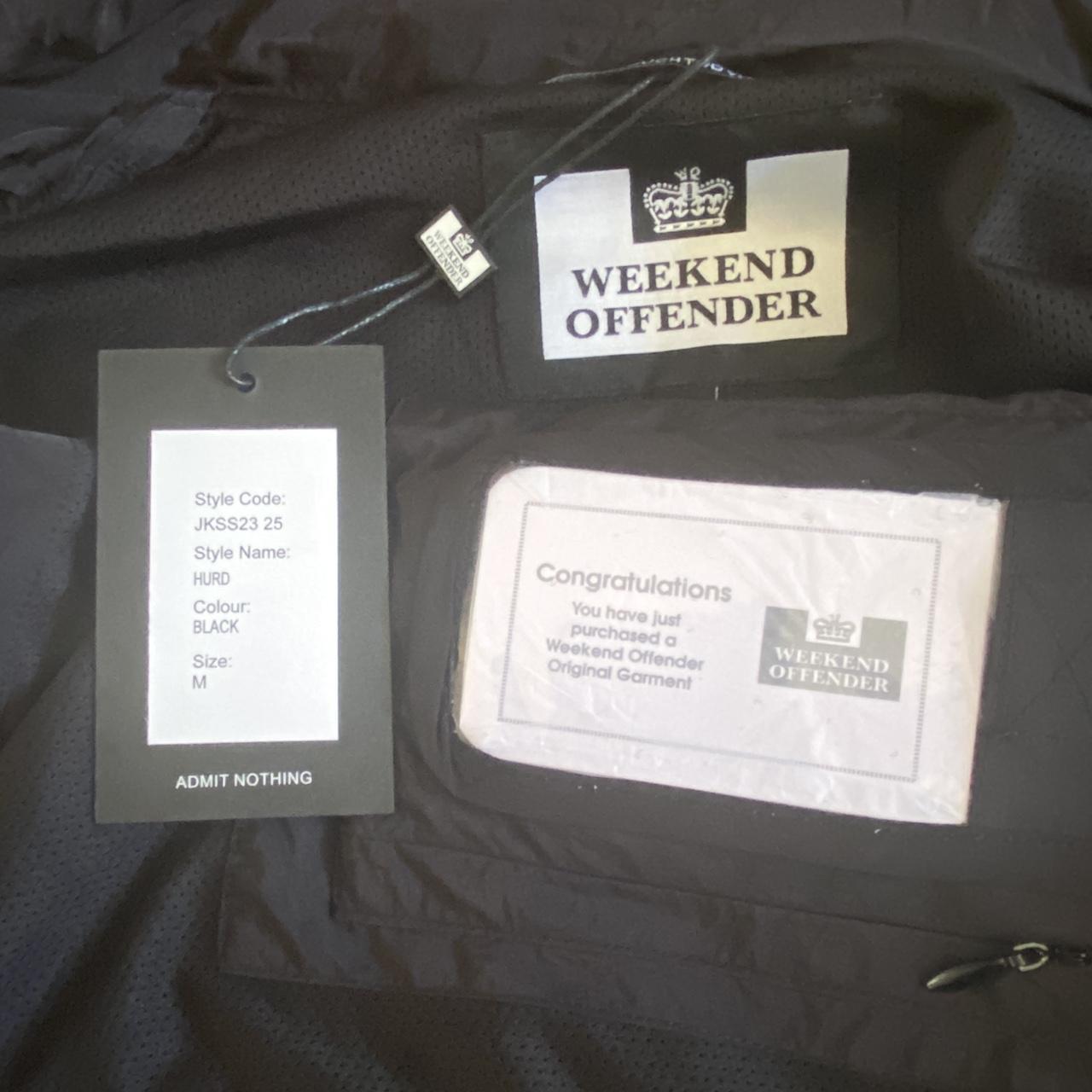 WEEKEND OFFENDER Hurd In Black Size... - Depop