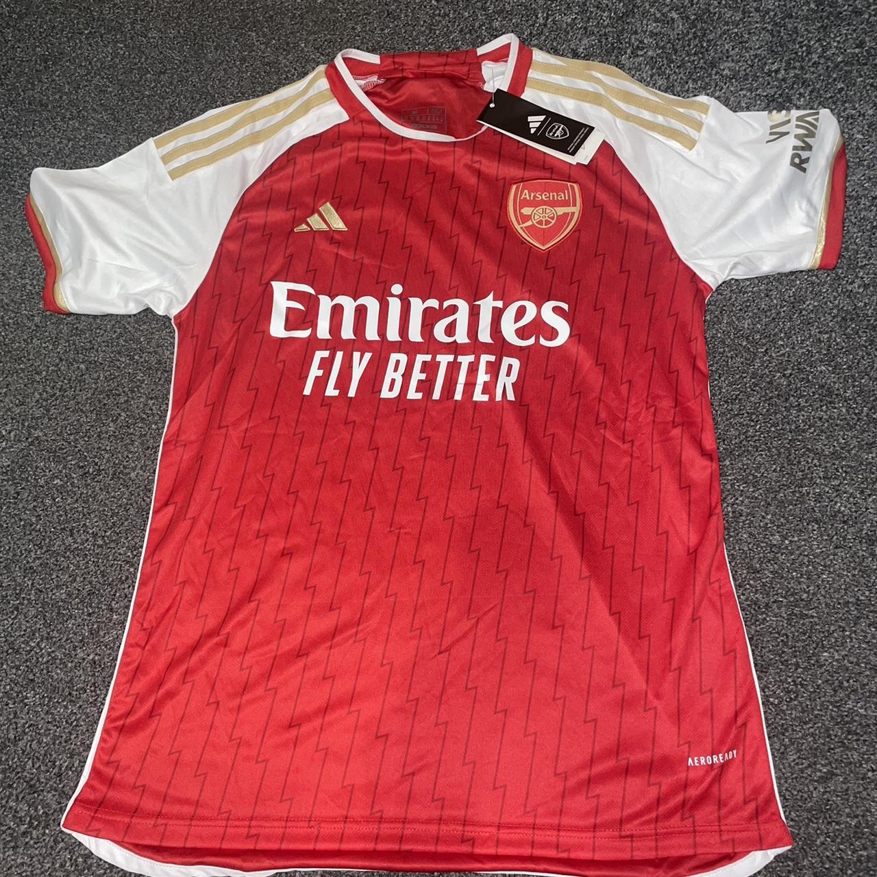 Arsenal homes jersey 23/24 ( size medium and large)... - Depop