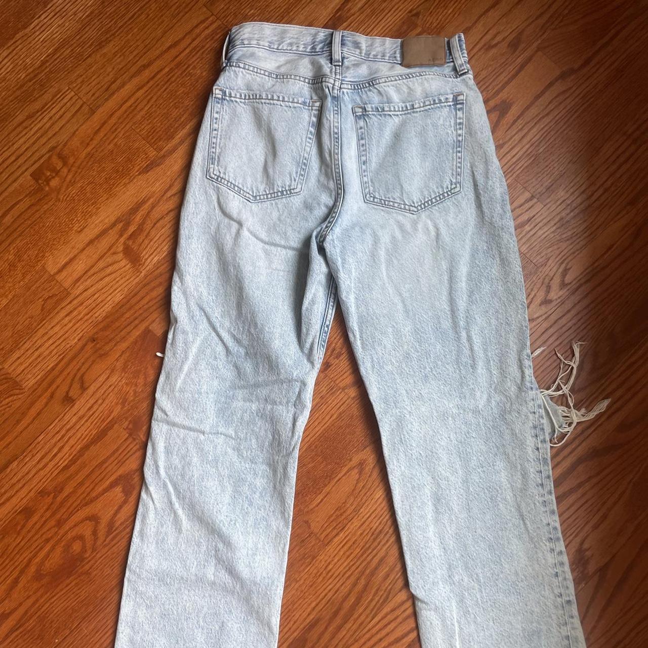 Aeropostale 90’s baggy jeans Light wash with... - Depop