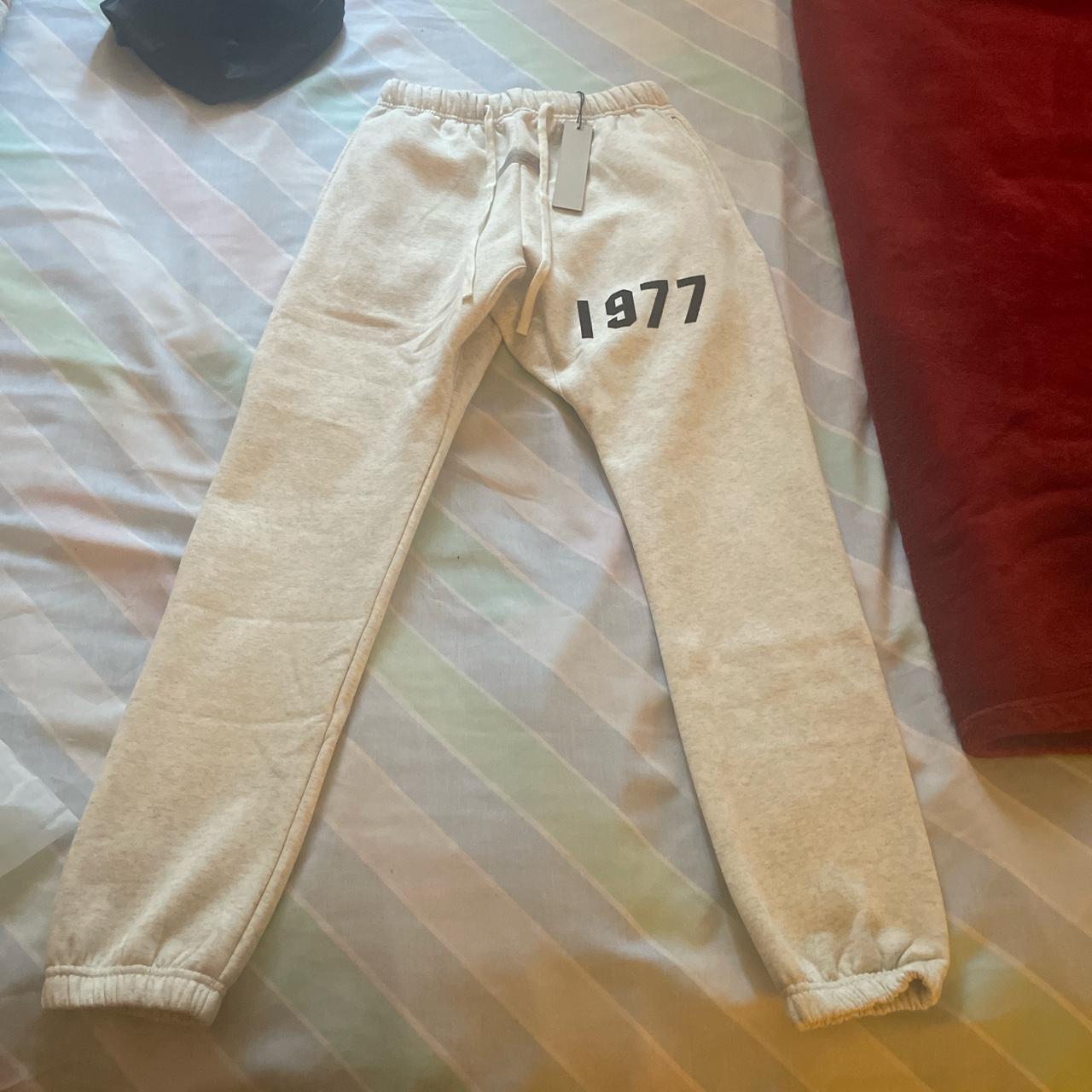 Essentials Men S Grey Joggers Tracksuits Depop