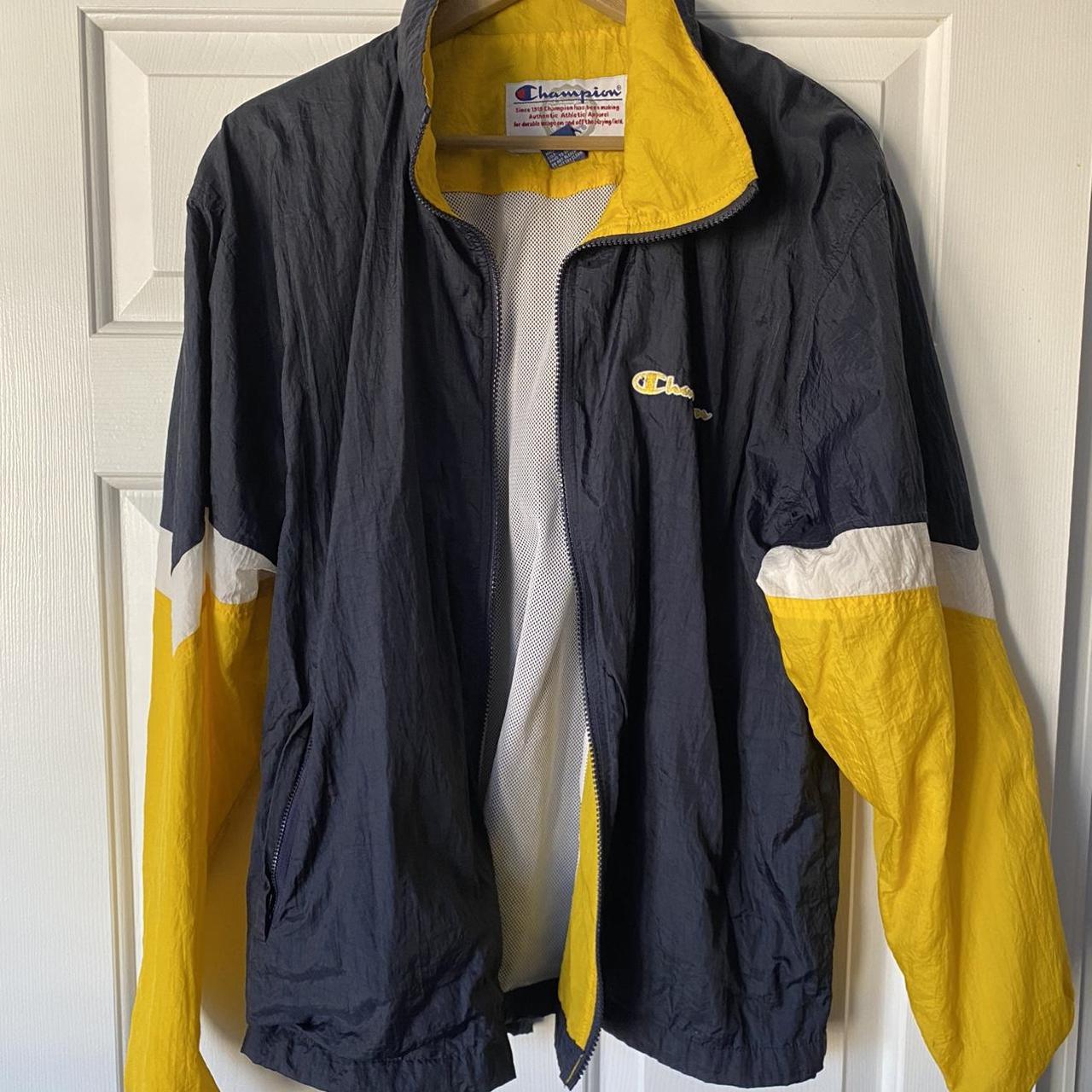 Yellow on sale champion jacket