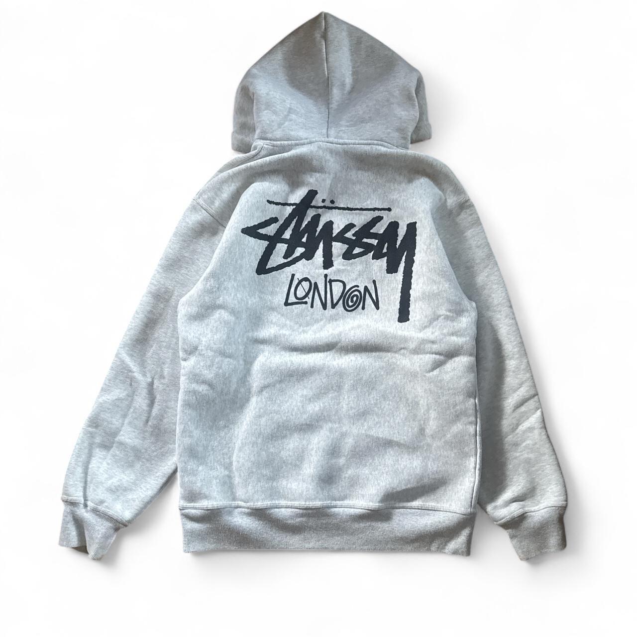 Stussy black SS Link zip up hoodie Brand new | Depop