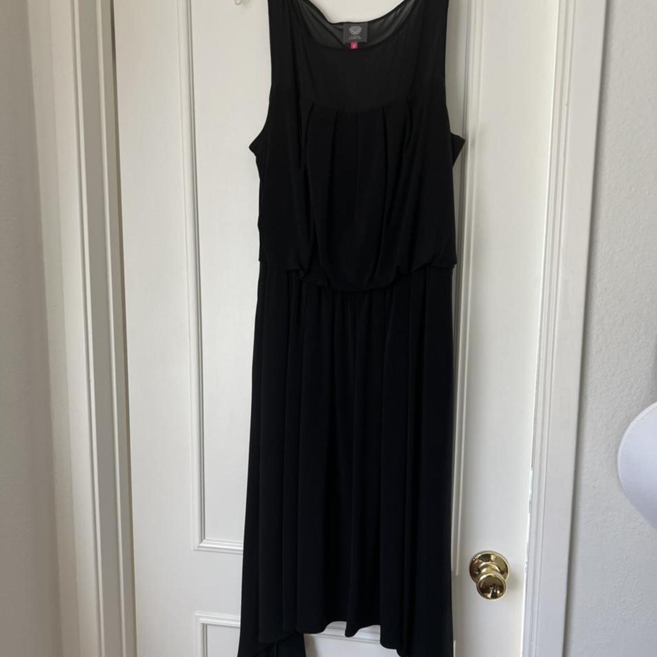 Vince Camuto Women's Black Dress | Depop