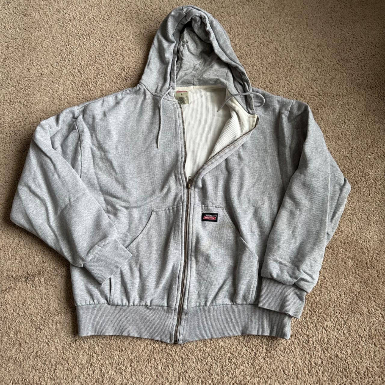 Dickies Men's Grey Hoodie | Depop