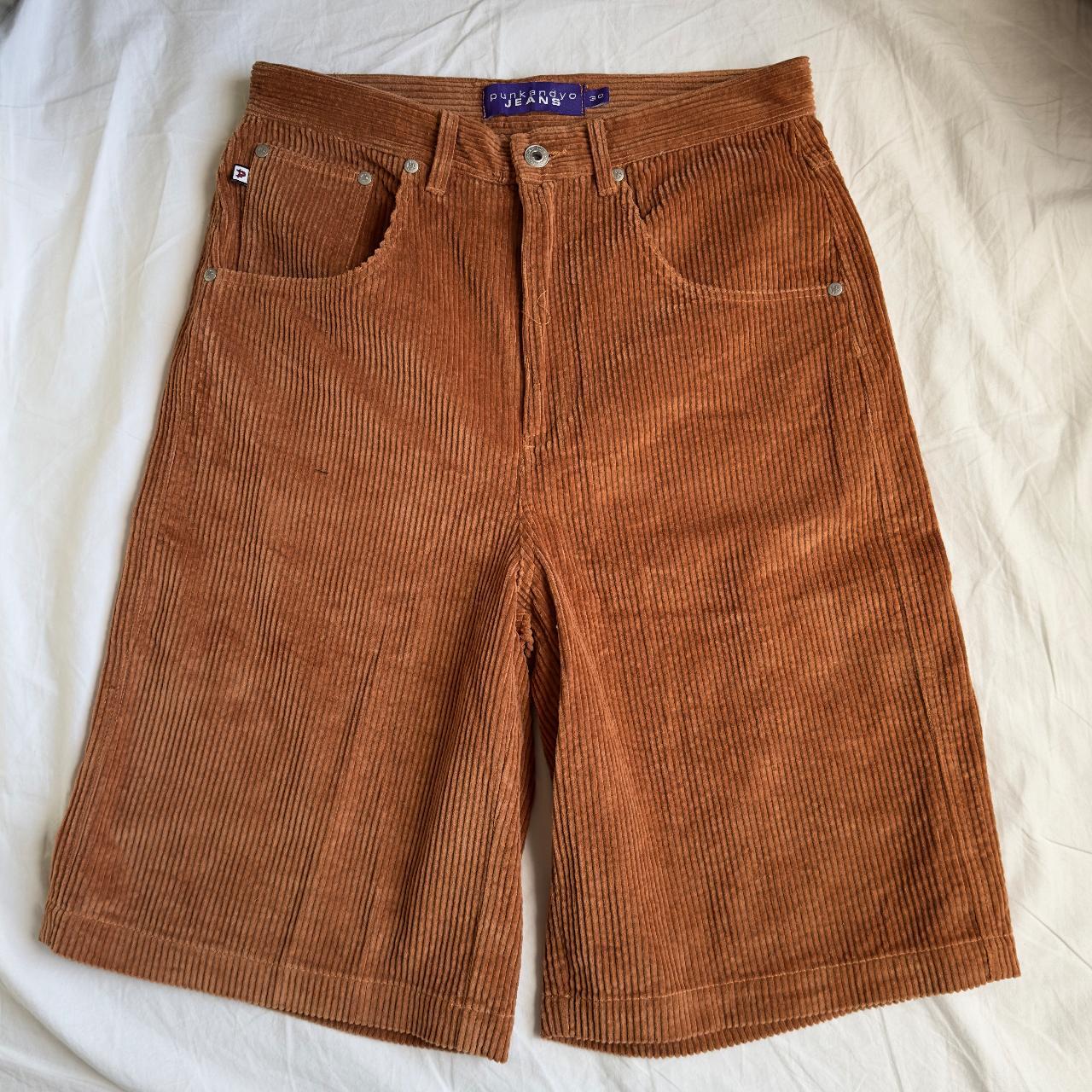 punkandyo corduroy shorts brown sugar cinnamon ah... - Depop