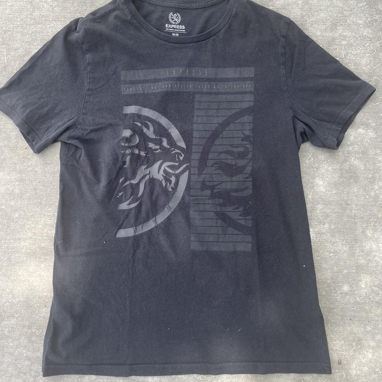 Express Men's Black Tshirt Depop