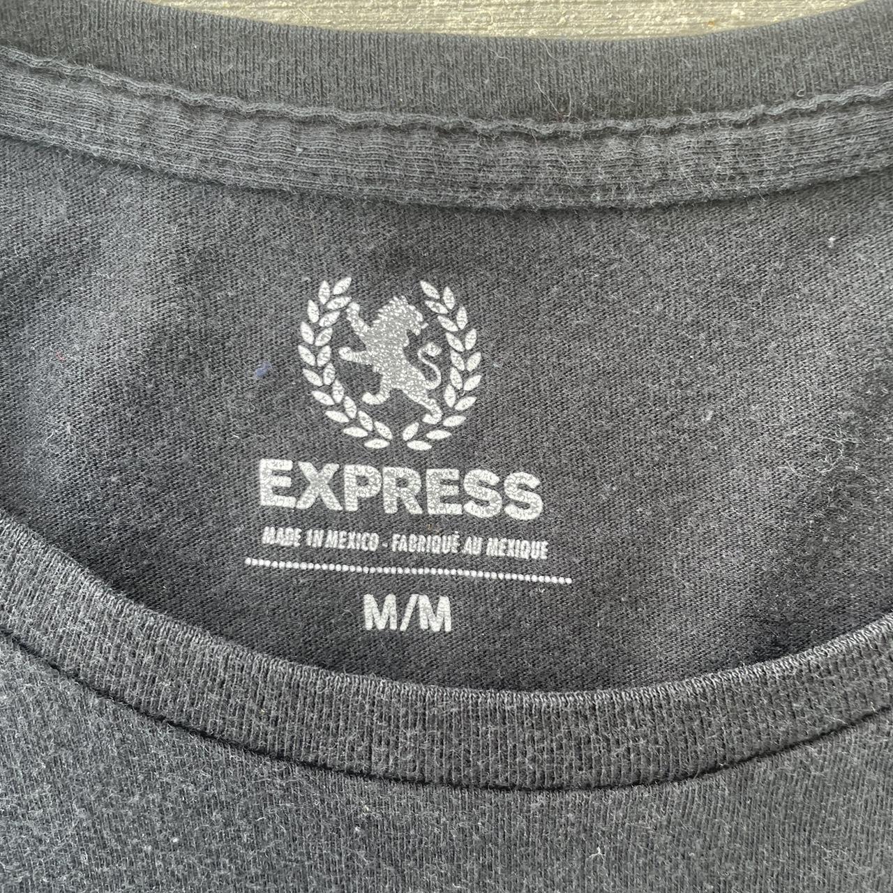Express Men's Black Tshirt Depop