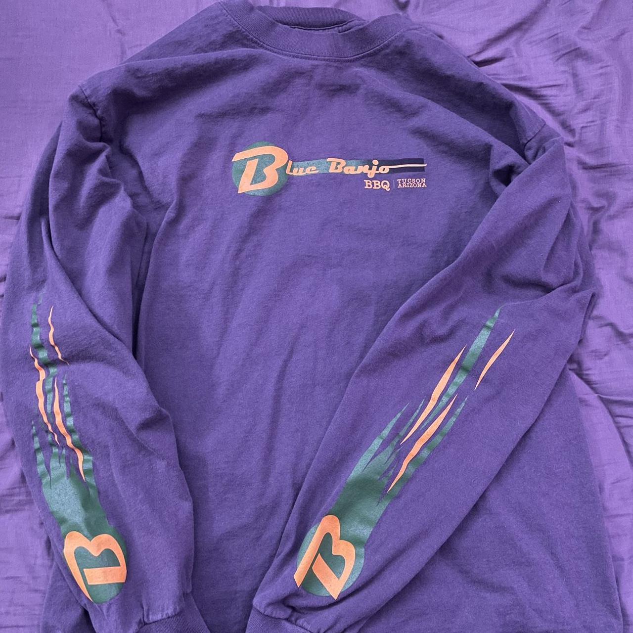 Blue Banjo BBQ long sleeve shirt I’ve never been to... Depop