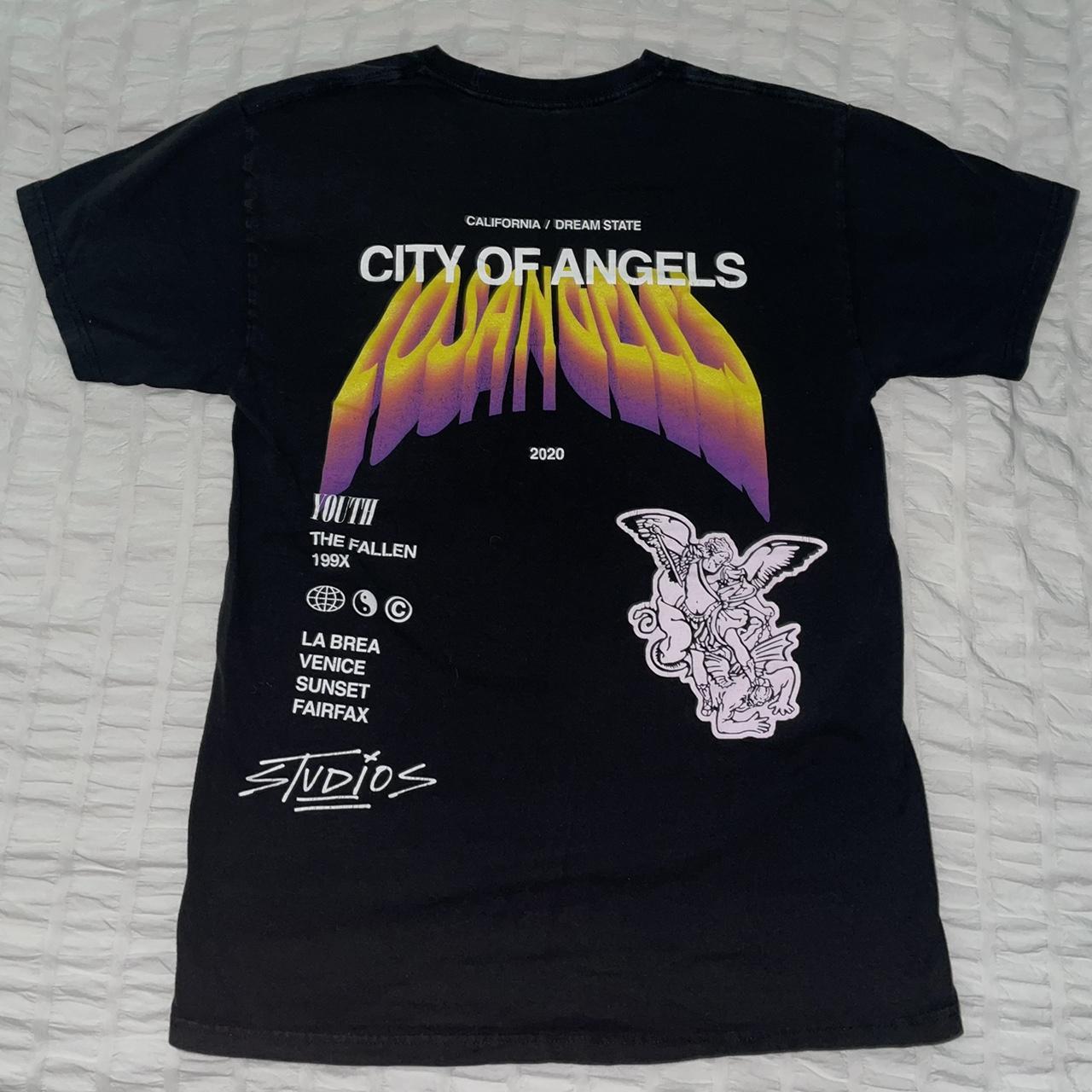 Pacsun Men's City of Angels T-Shirt in Black - Size Small