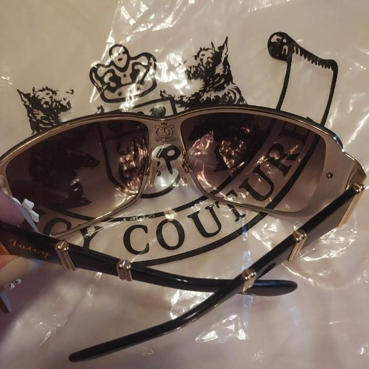 Adorable Vintage Oversized Juicy Couture Glasses Depop   P0 