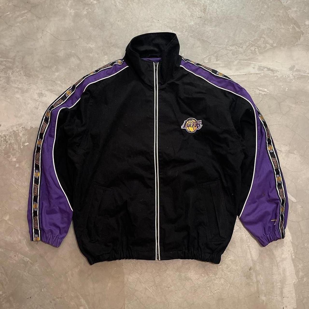 Vintage Lakers Warmup Jacketwith un authenticated - Depop