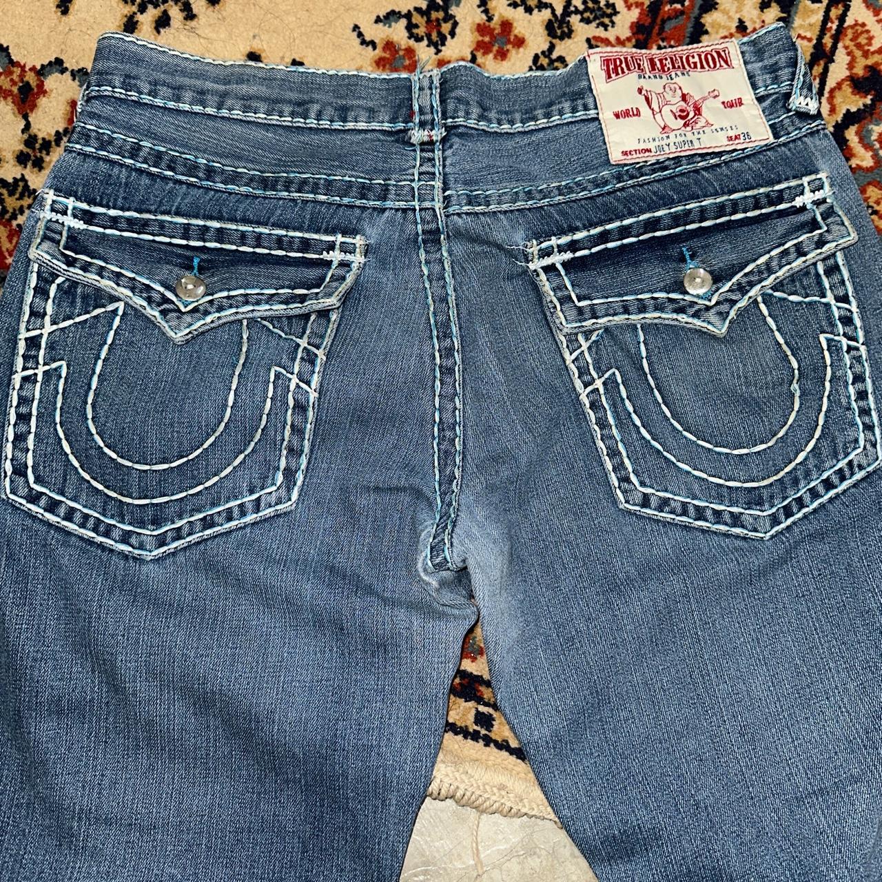 Vintage Y2K True Religion Denim Jeans Waist:36