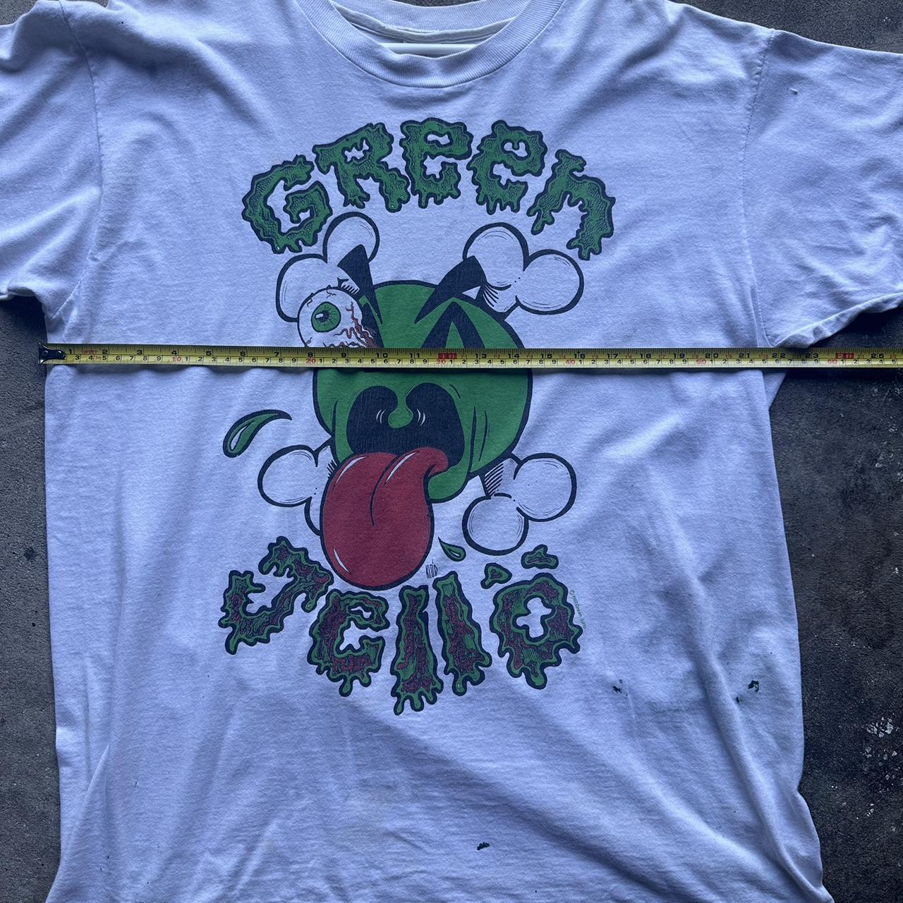 Green jello 90s band tee Vintage On Hanes USA | Depop