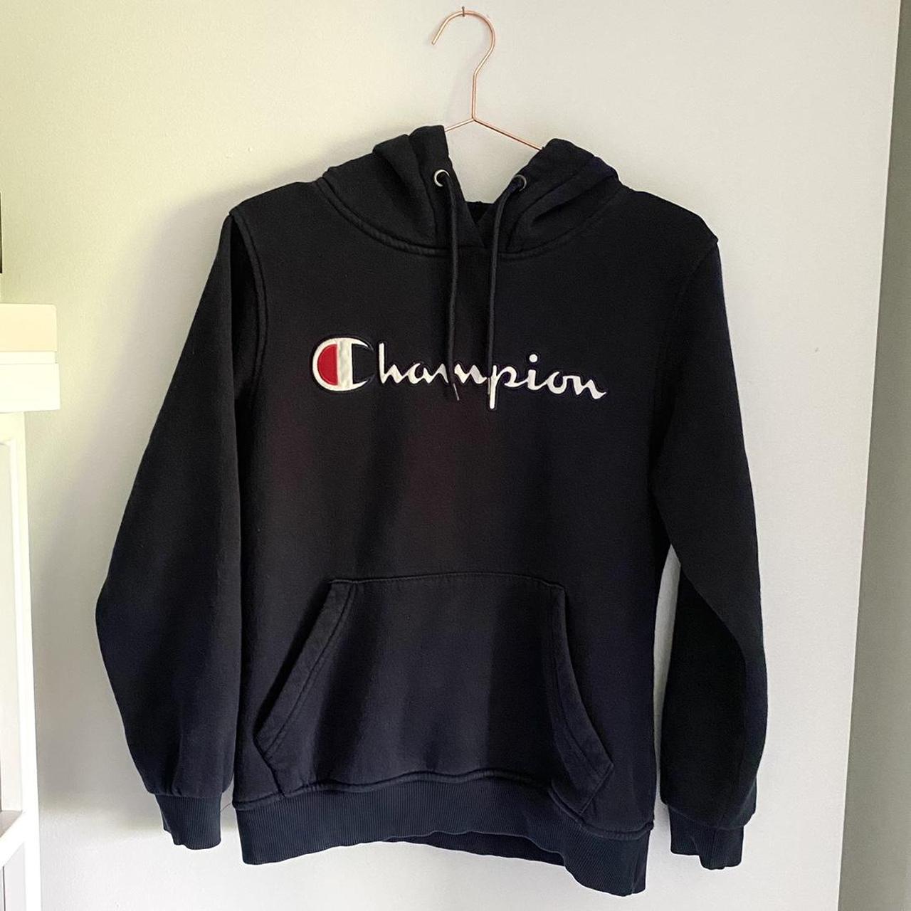 champion hoodie kids large - Depop