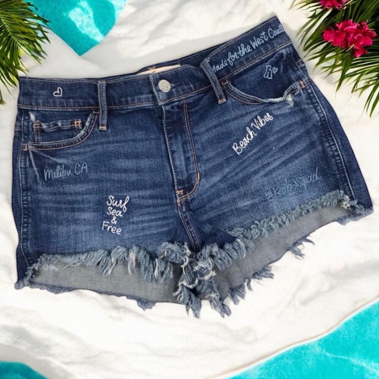 Hollister embroidered shorts hotsell