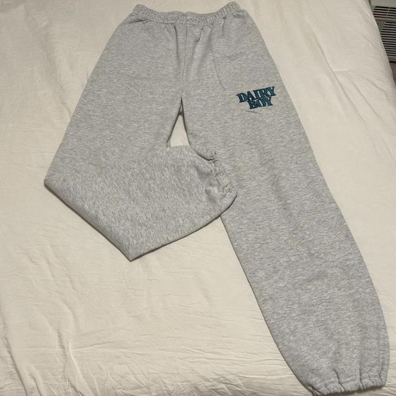 Dairy Boy sweatpants Size small - Depop