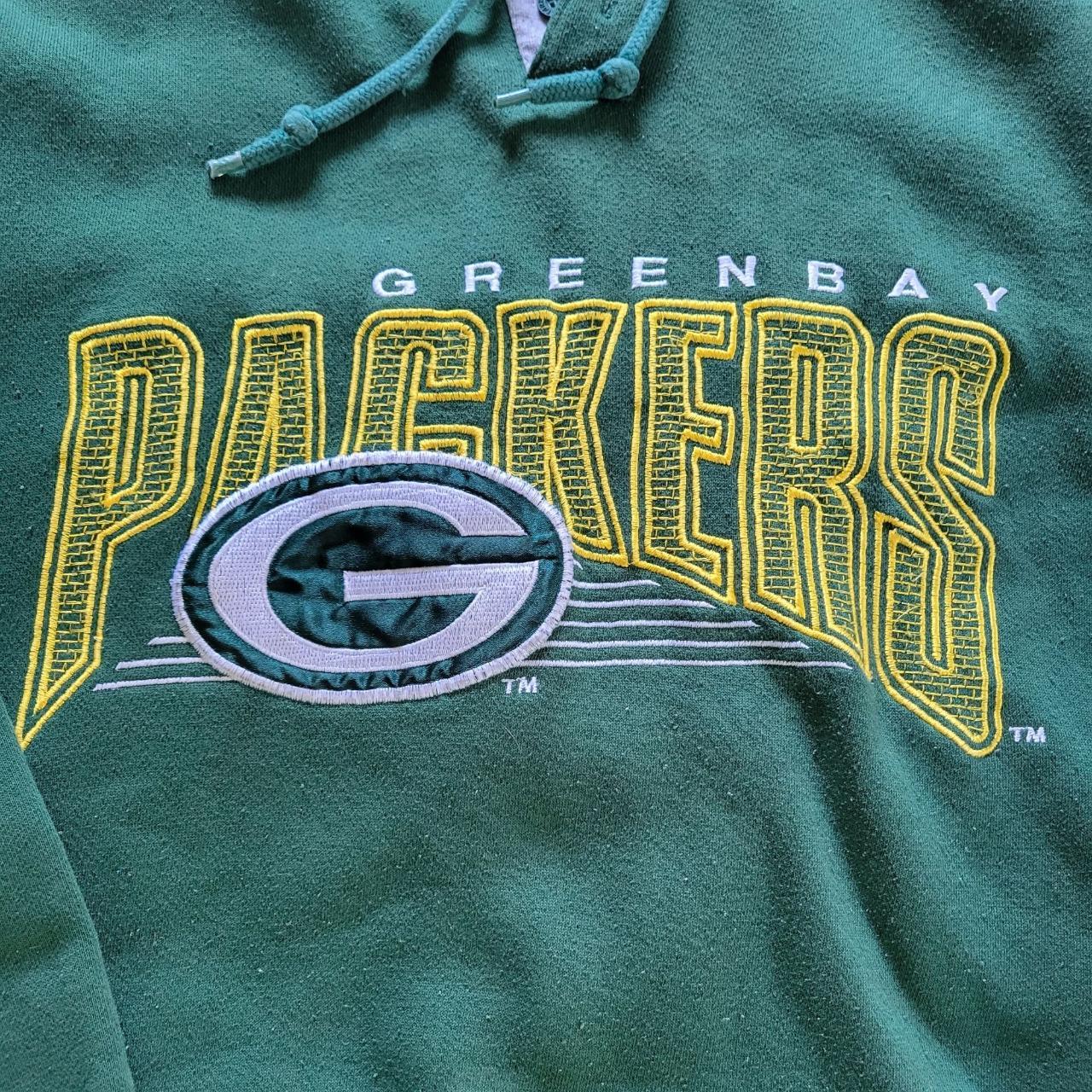 Green Bay Packers Sweatshirt Hoodie Men's Size Large - Depop