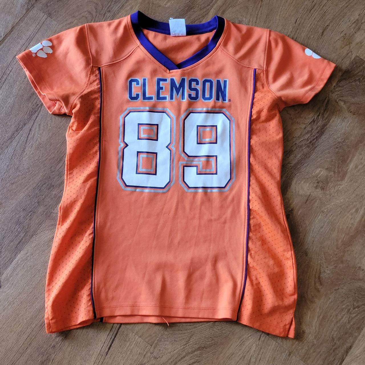 Youth #89 Orange Clemson Tigers Football Jersey