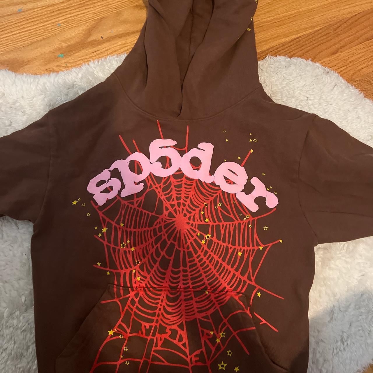 XS sp5der hoodie - Depop