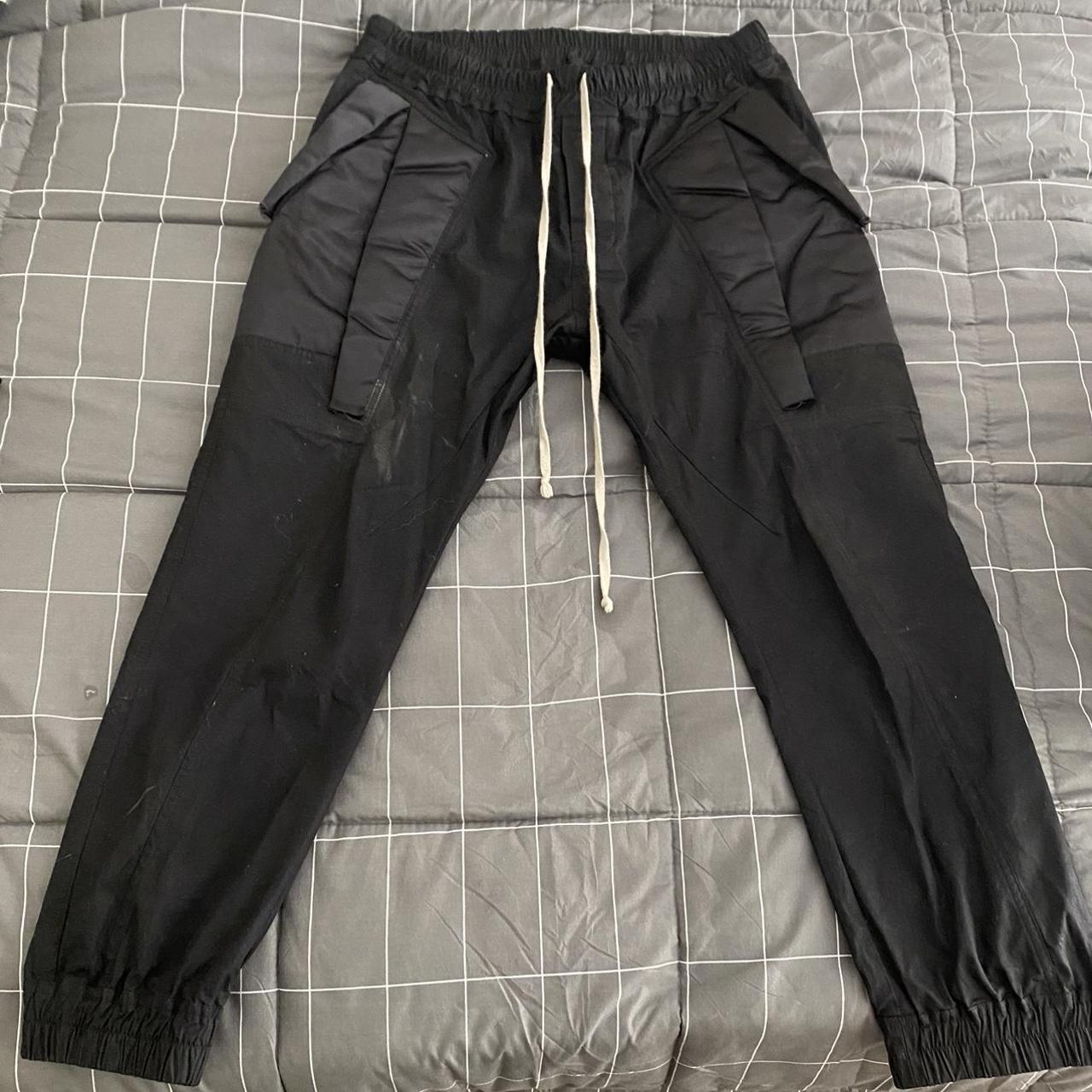 Rick Owens Fogachine Fog Biker Trouser - Depop