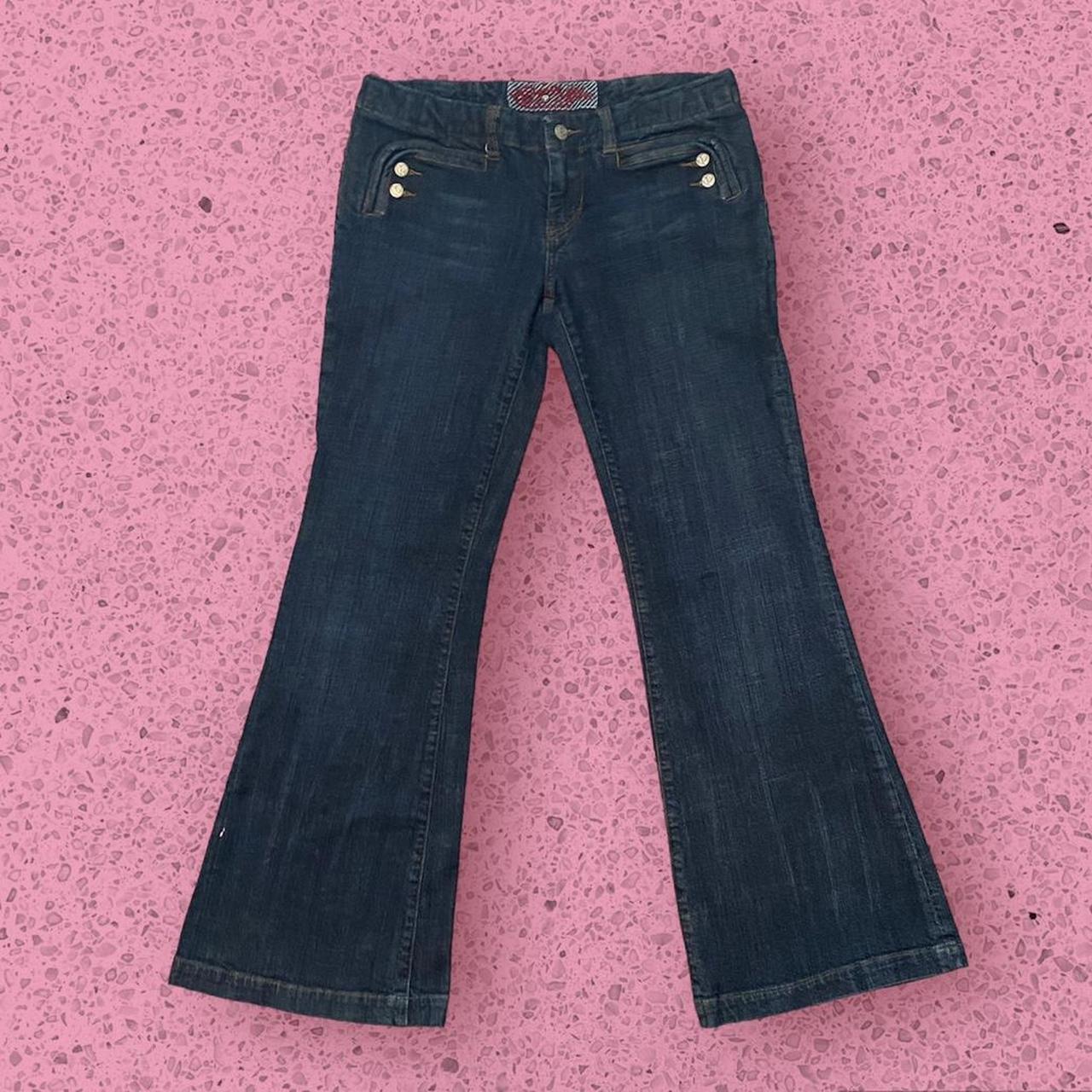 Quincy Y2k Vintage low rise flare jeans 💞 Super... - Depop