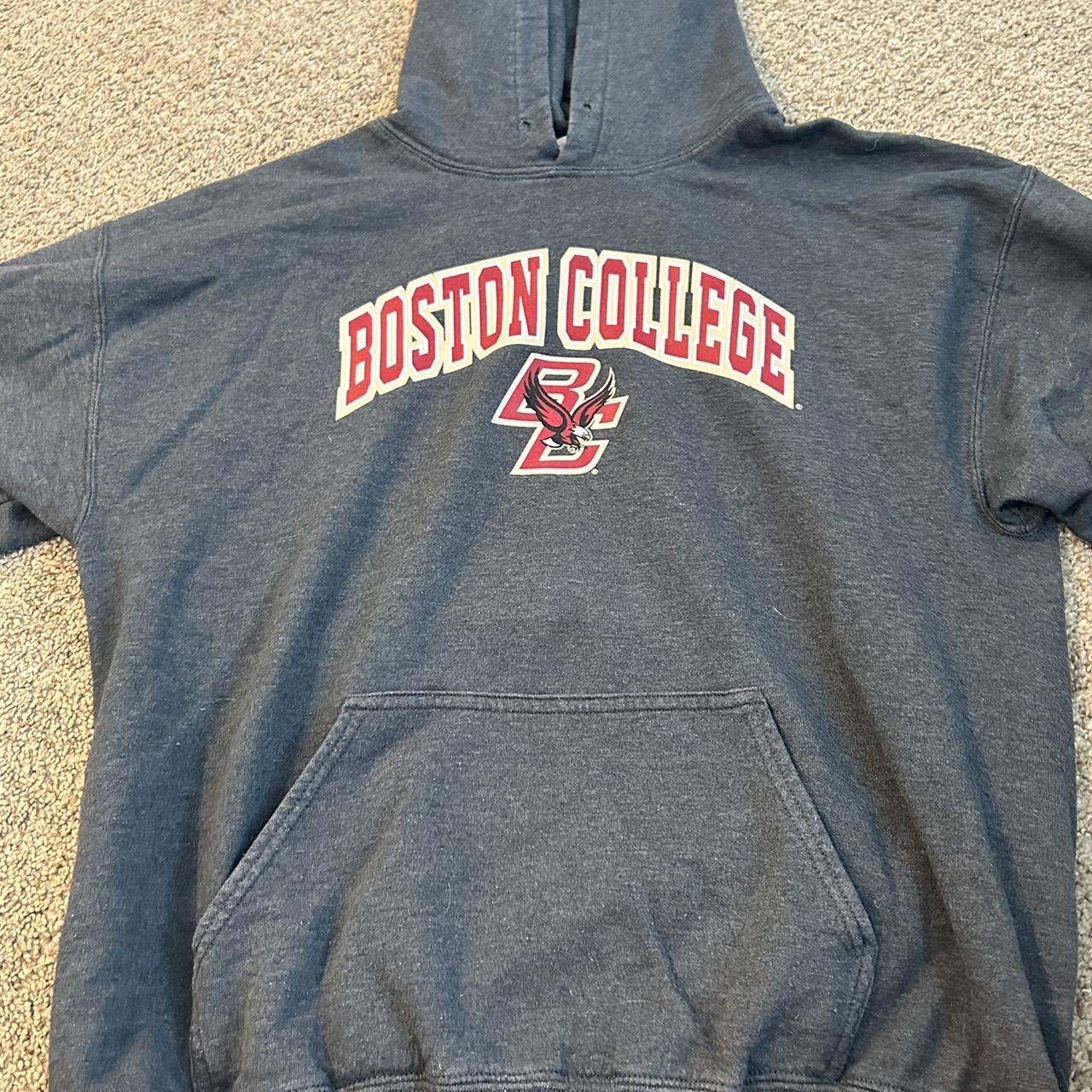 Boston College hoodie really comfy - Depop