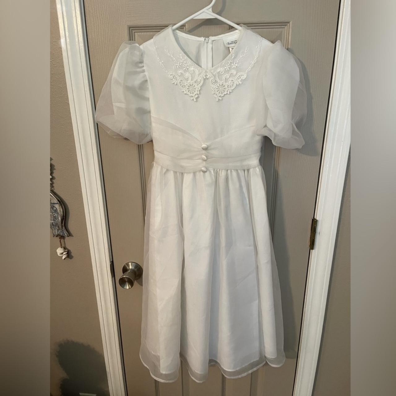 Bonnie jean white communion dress best sale