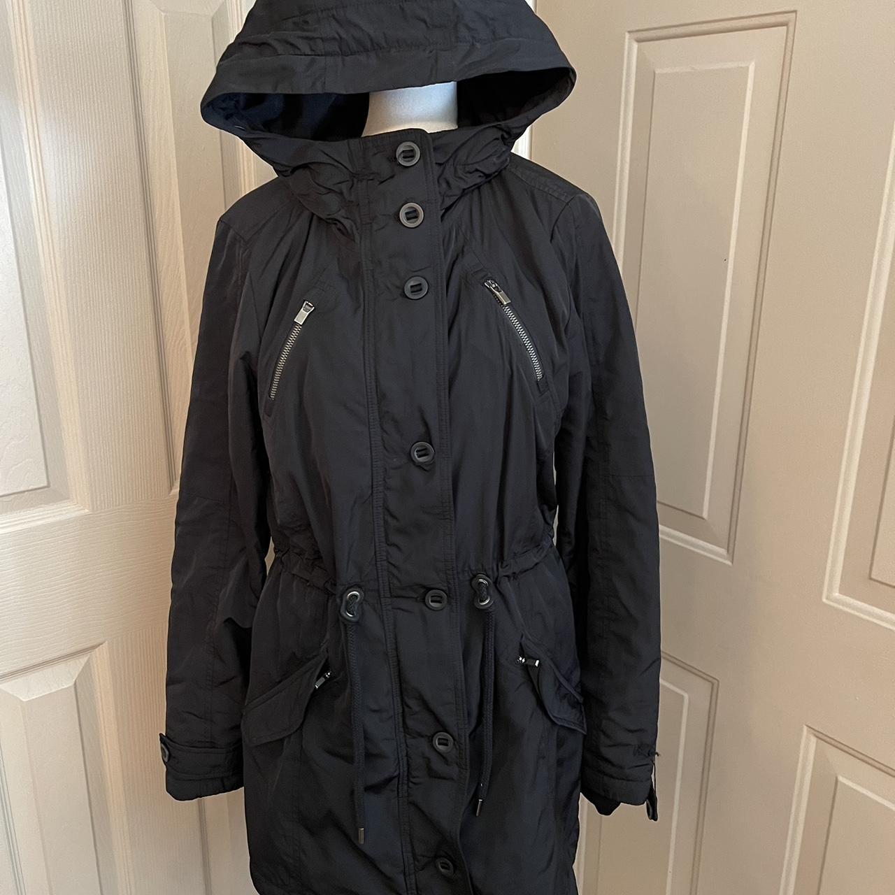 Athleta Primaloft Peak zip button black winter... Depop
