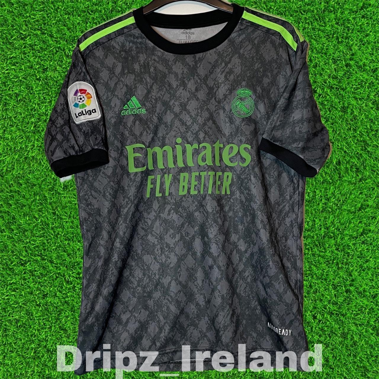 Real madrid black and cheap green jersey