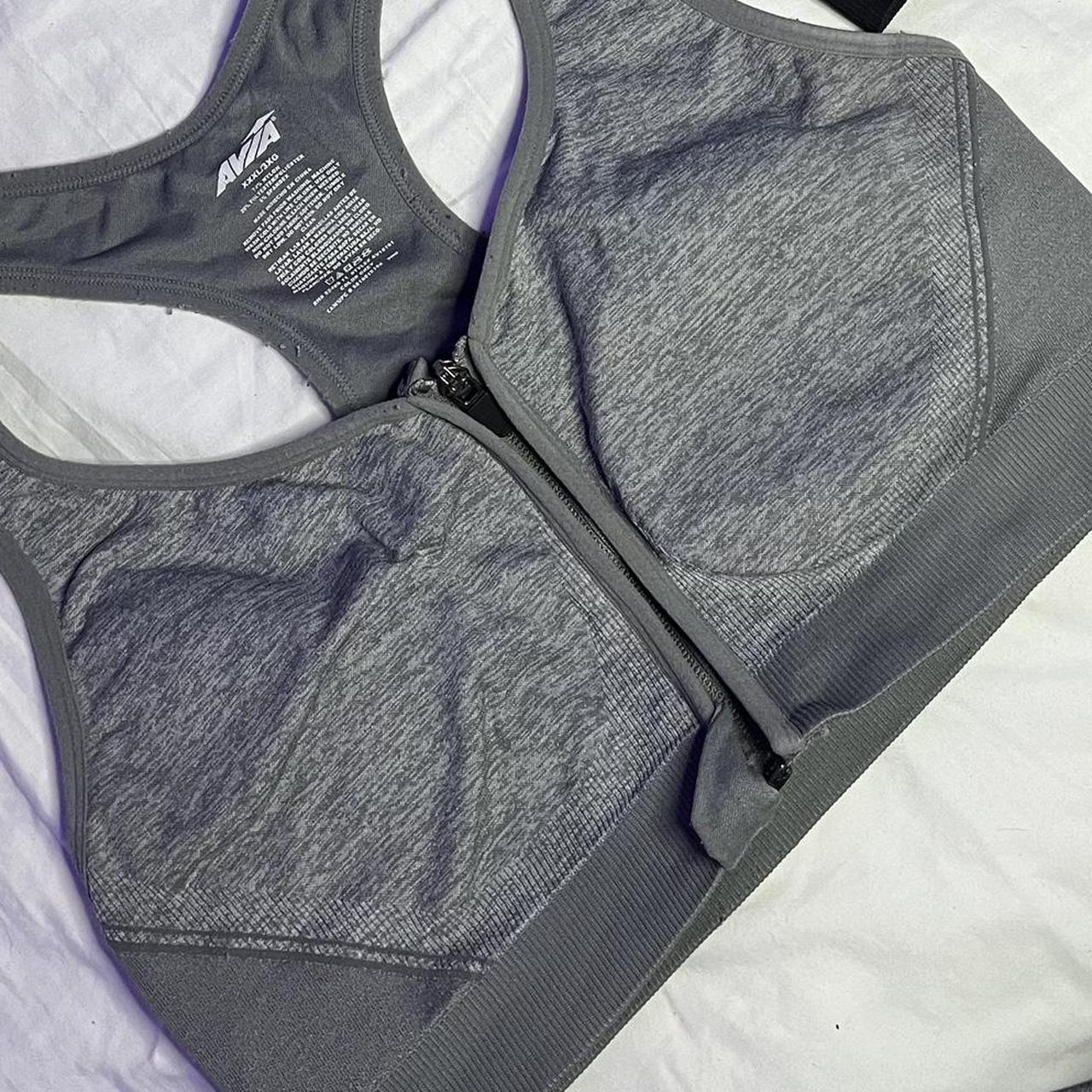 Grey SPORTS Bra perfect for the gym or sleep 😴... - Depop