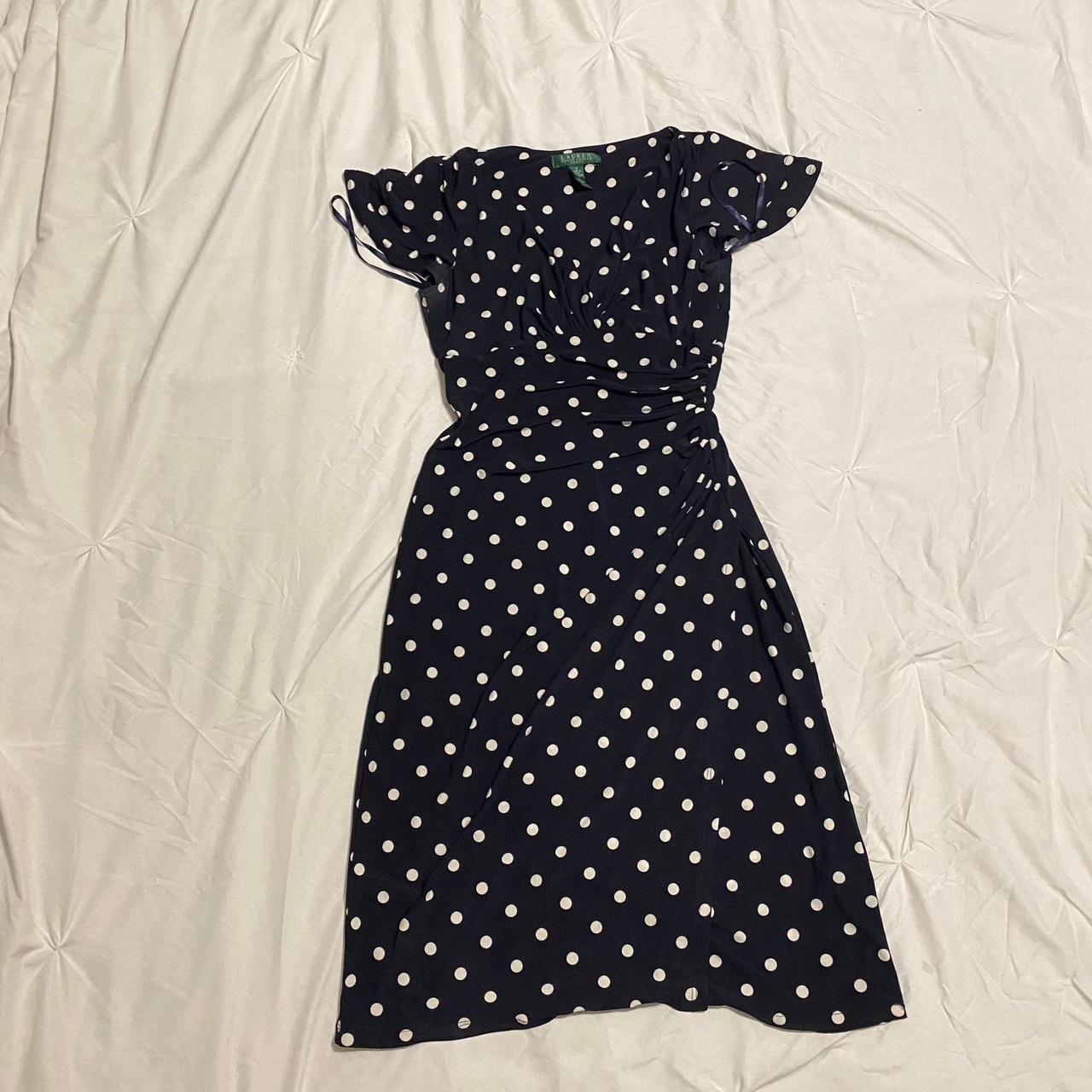 Polo ralph lauren polka dot dress best sale