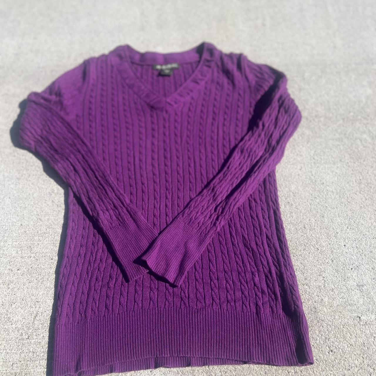 Purple women's Eddie Bauer... - Depop