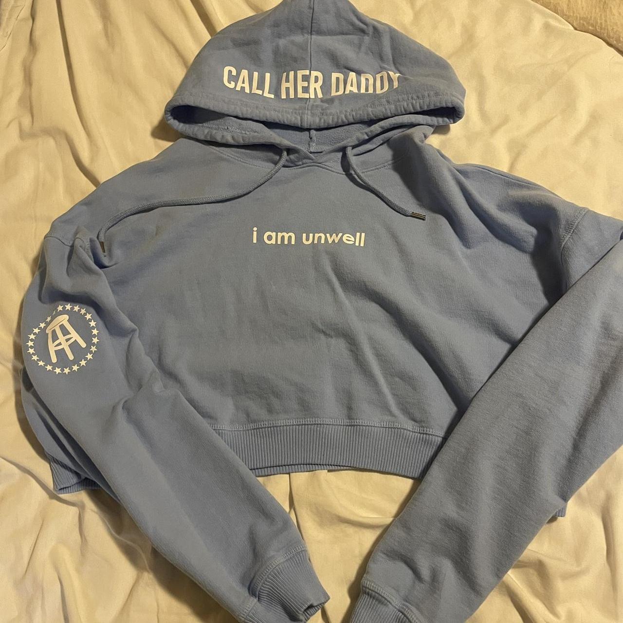 Barstool Sports Women's Blue Hoodie Depop