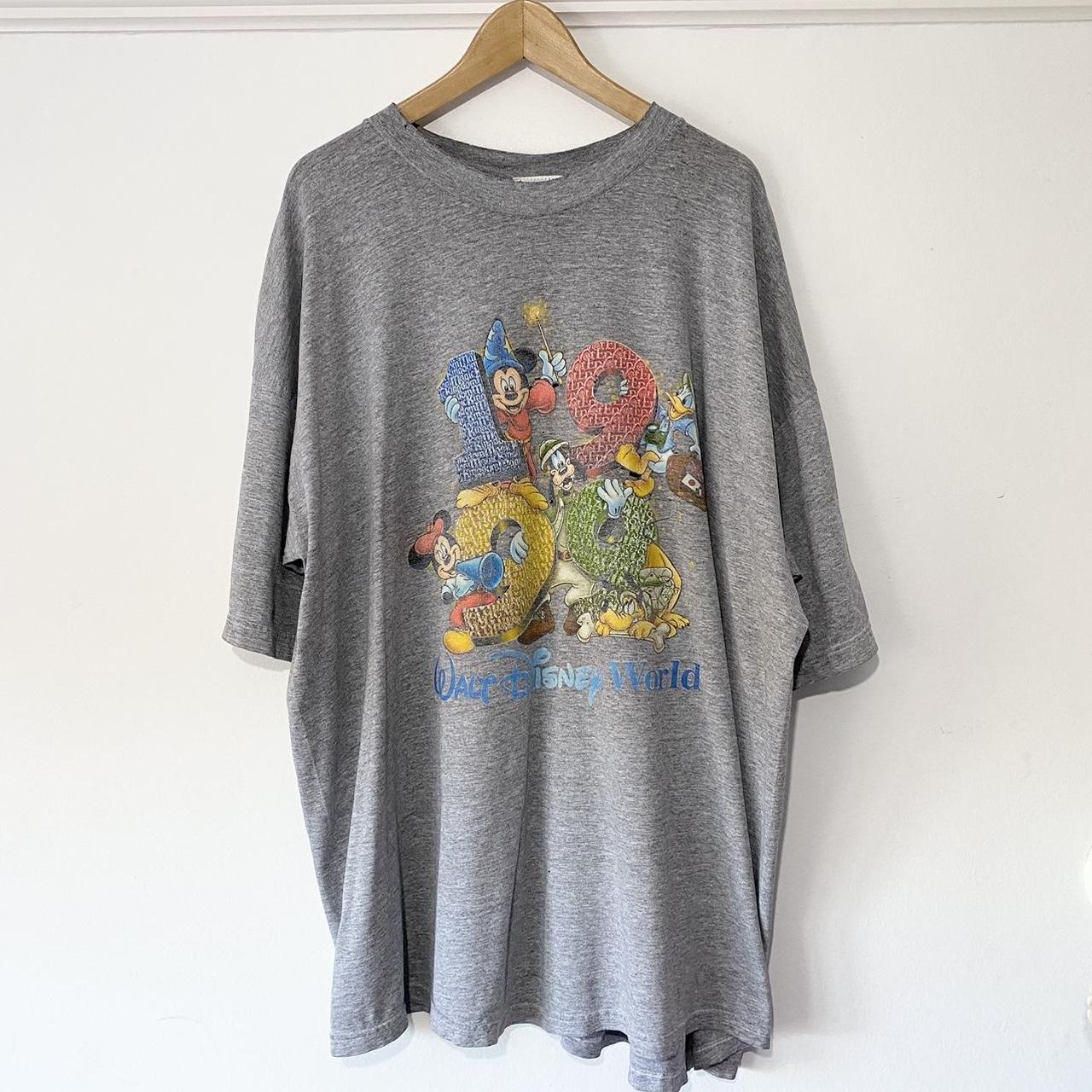 Vintage Walt Disney World 1999 Thrashed T Shirt -... - Depop