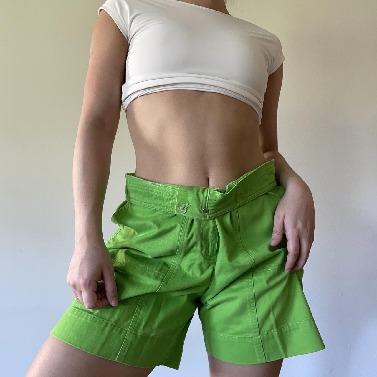 Ralph Lauren Women's Green Shorts | Depop