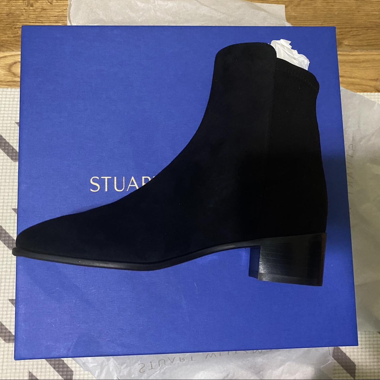 stuart weitzman square toe boots