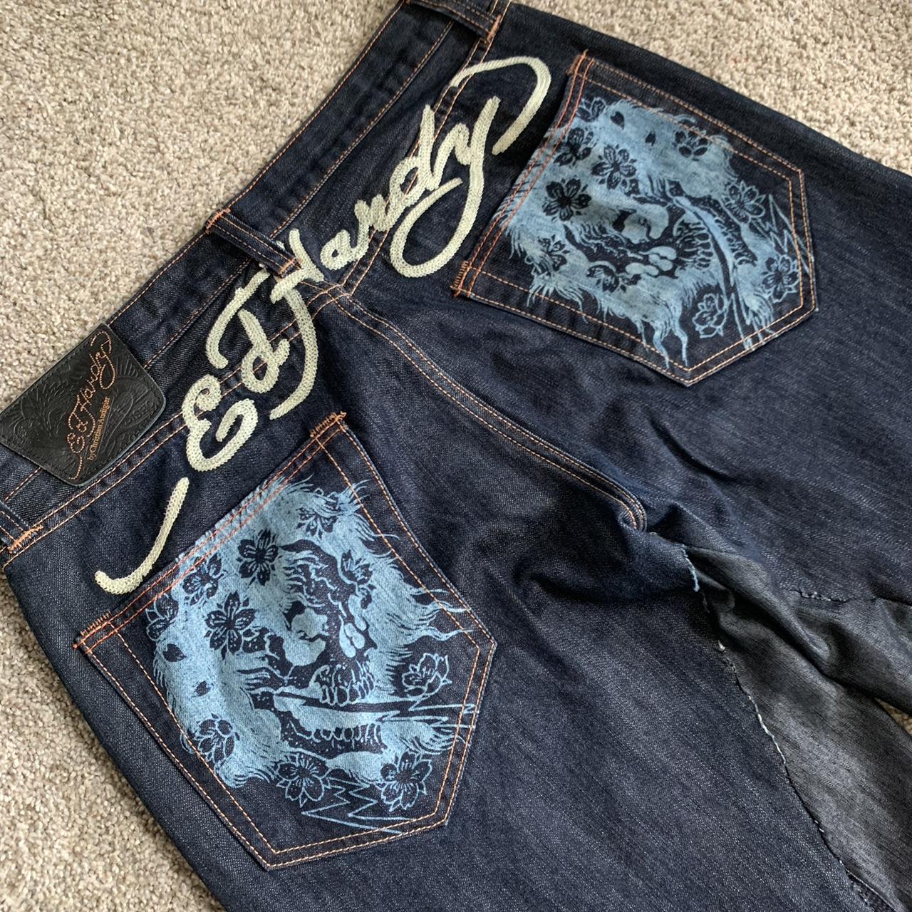 Ed Hardy Rare Baggy Jeans‼️ MESSAGE ME BEFORE... - Depop