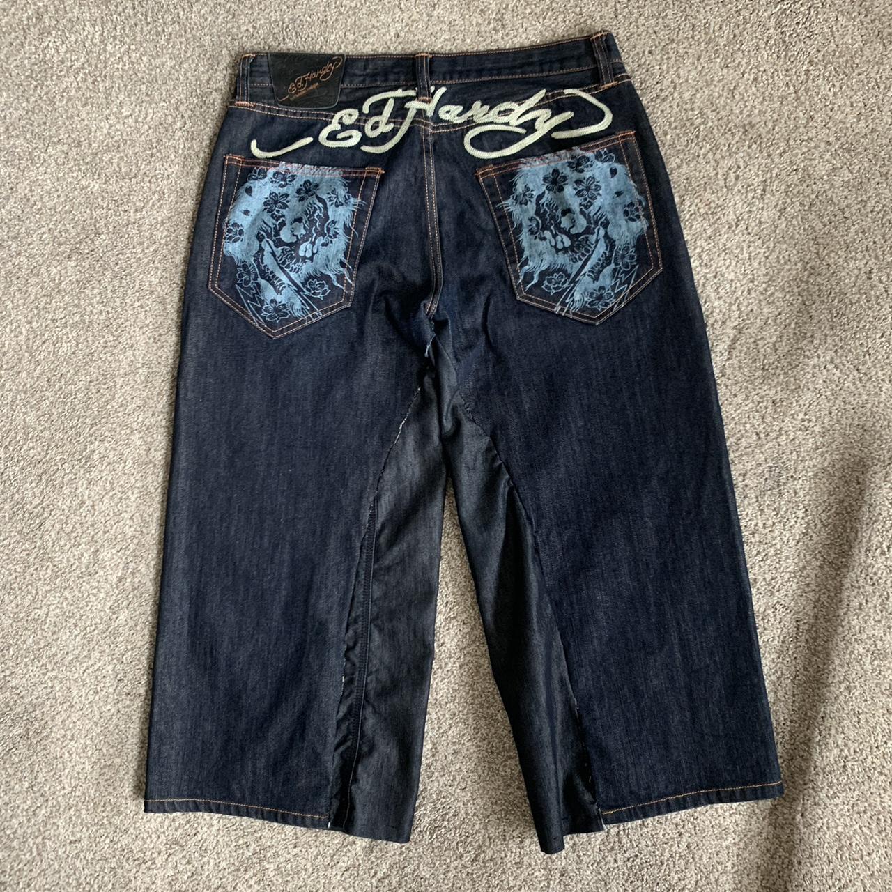 Ed Hardy Rare Baggy Jeans‼️ MESSAGE ME BEFORE... - Depop