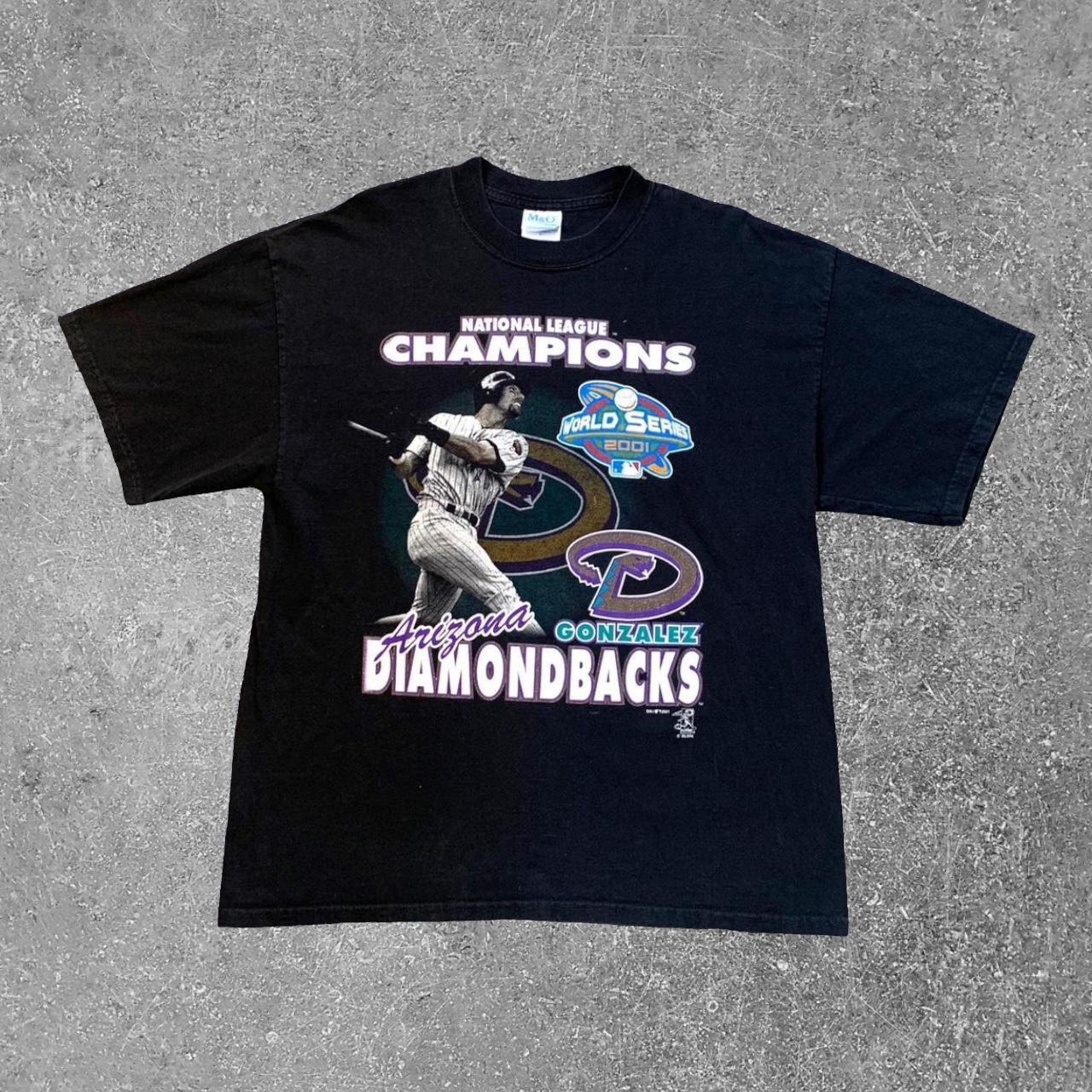 Vintage Arizona Diamondbacks Shirt 2001 World Series - Depop