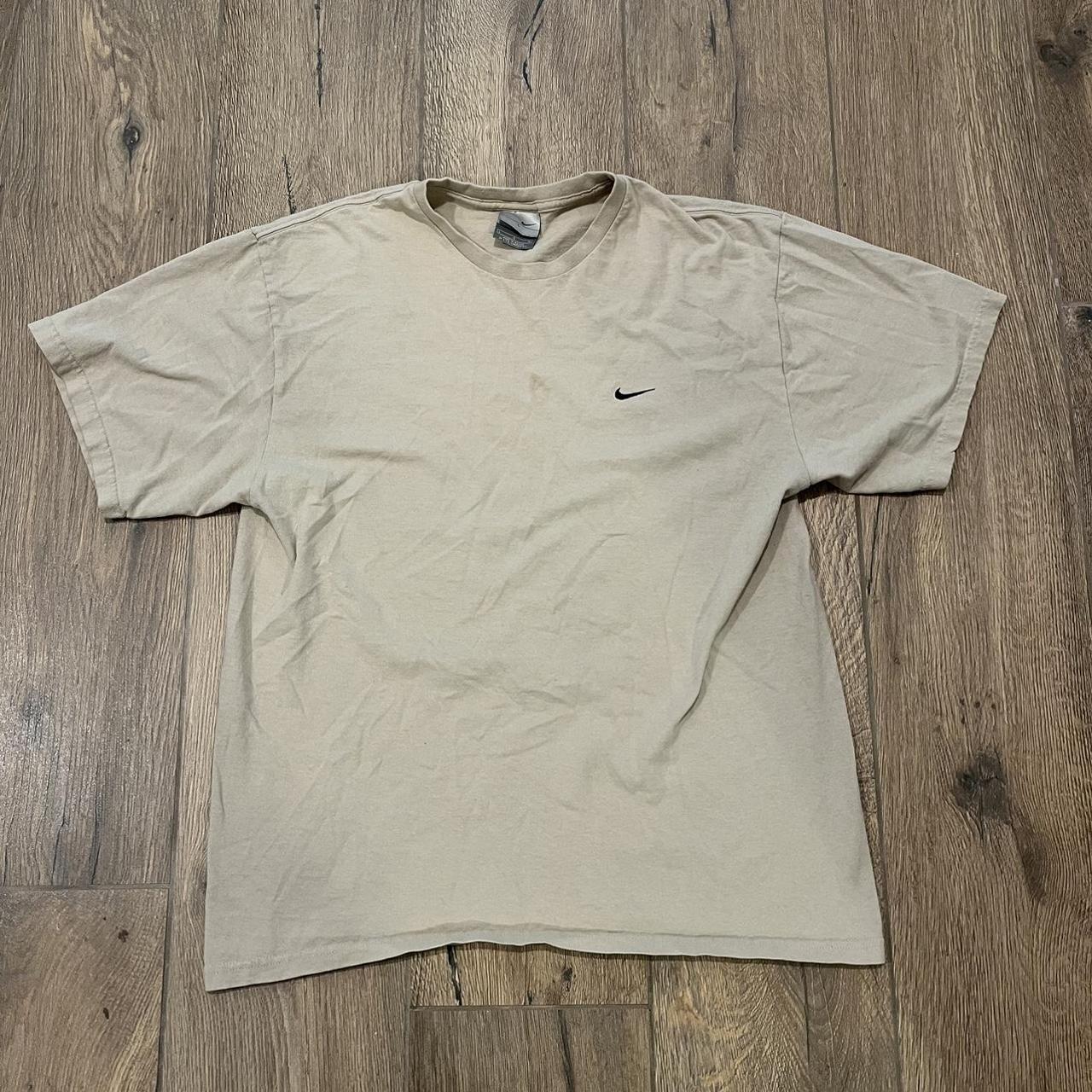 cream nike top