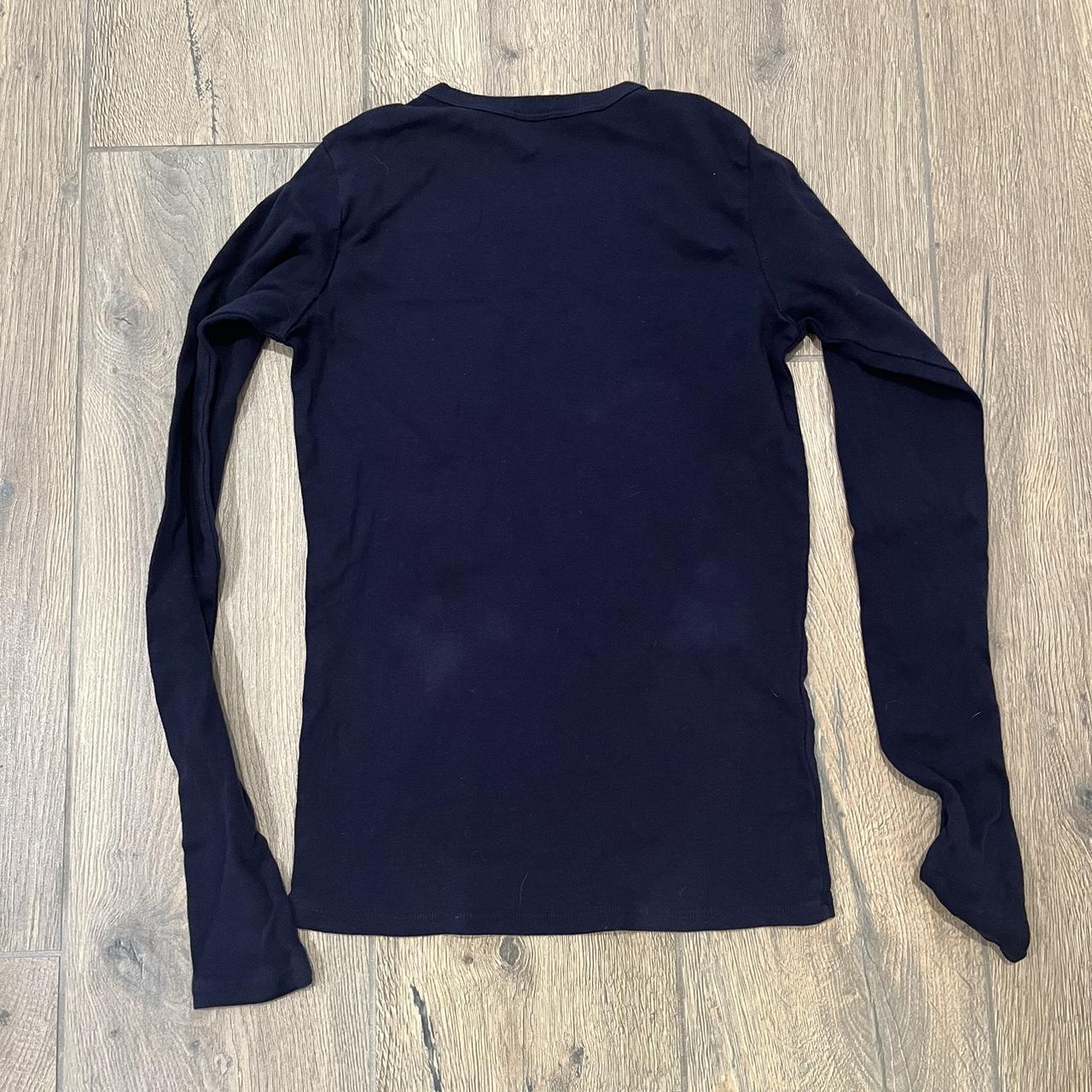 cute basic navy blue long sleeve from PacSun size... - Depop