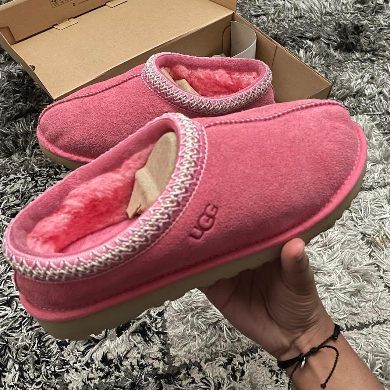 Pink rose Tasman Ugg slippers Women size 9 Great... - Depop